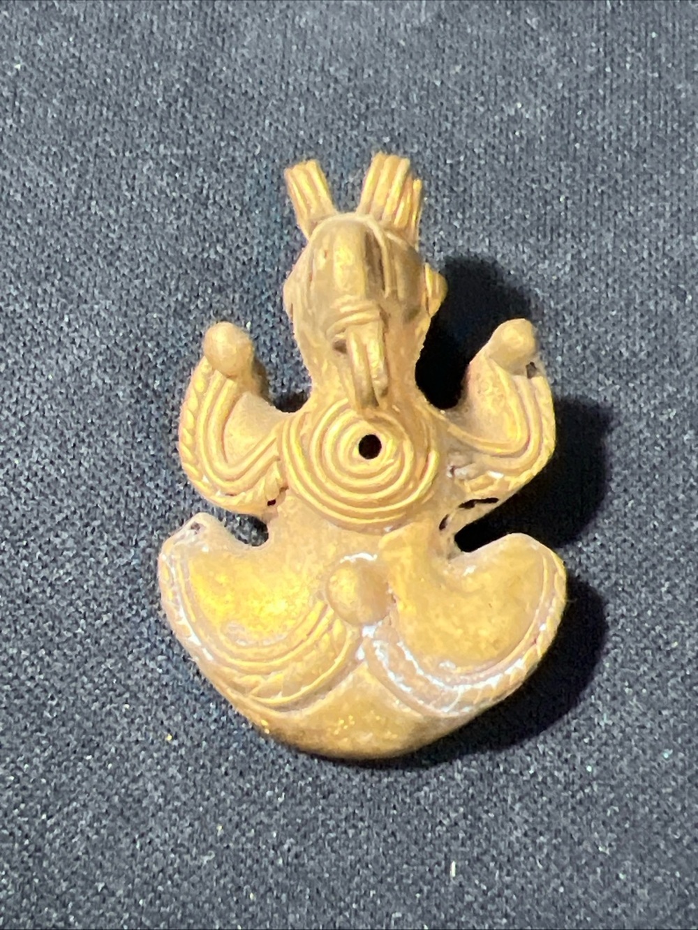 TUMBAGA Gold & Copper Alloy Zoomorphic Figurine/Pendant Columbian Art